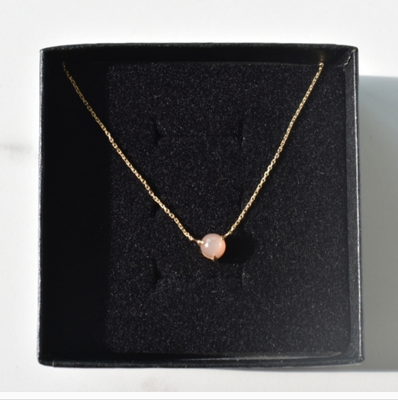 Catbird Jewelry - Catbird A.M. Thorne Peach Moonstone Necklace